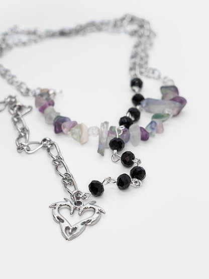 Euphoria Gemstone Double Choker
