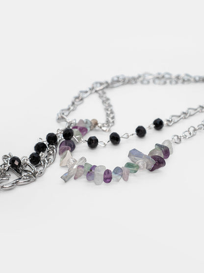 Euphoria Gemstone Double Choker