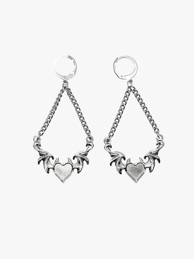 Evil Heart Earrings