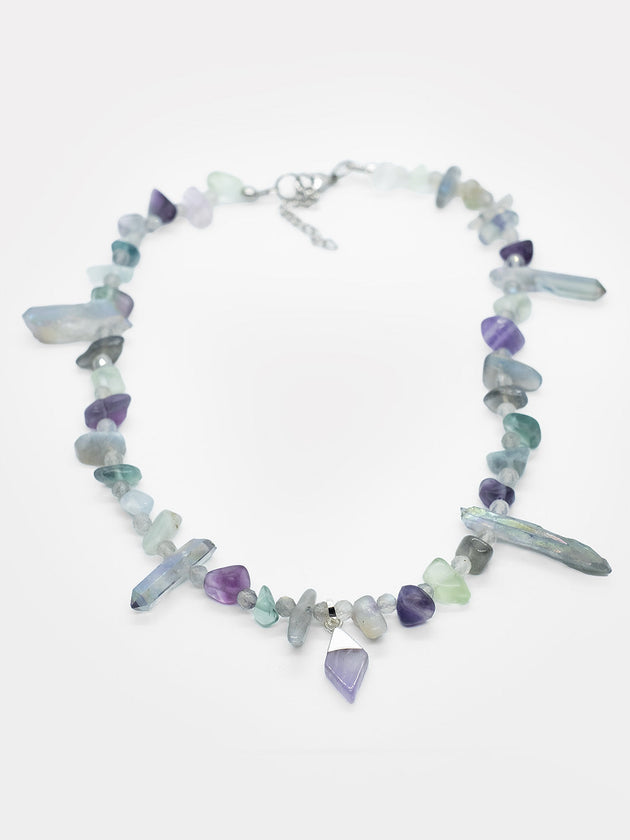 Nympheas Fluorite Gemstone Choker