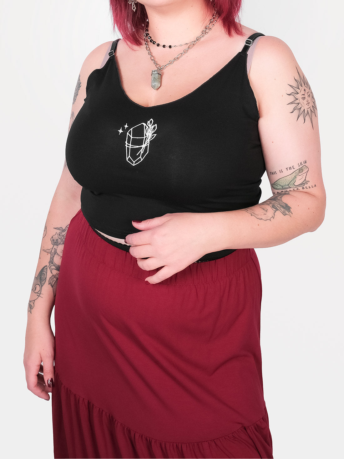 Nixie Gemstone Crop Top