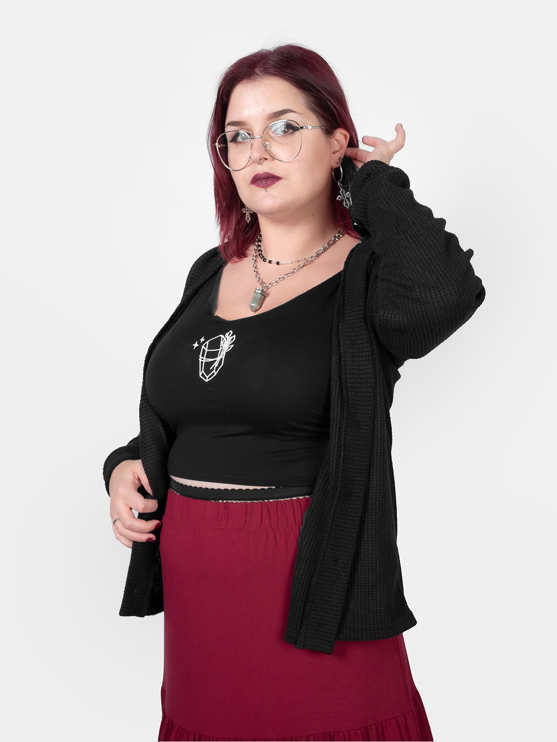 Nixie Gemstone Crop Top