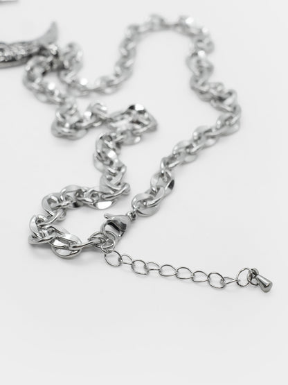 Nightfall Amethyst Moon Necklace