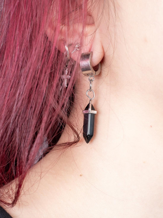 Catacombs Obsidian Earrings