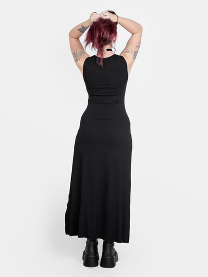 Vesper Lace Up Maxi Dress