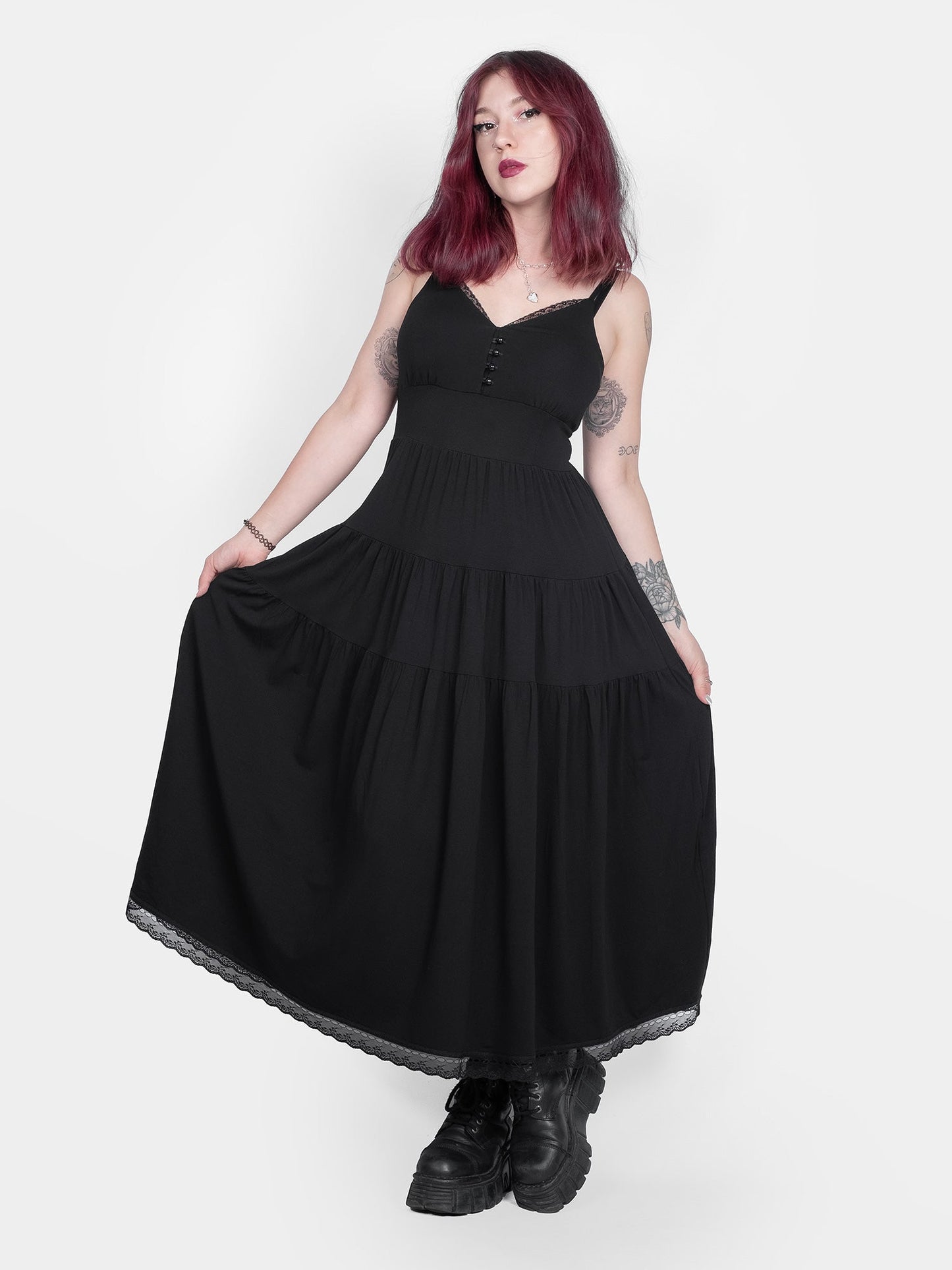 Evangeline Maxi Ruffled Skirt