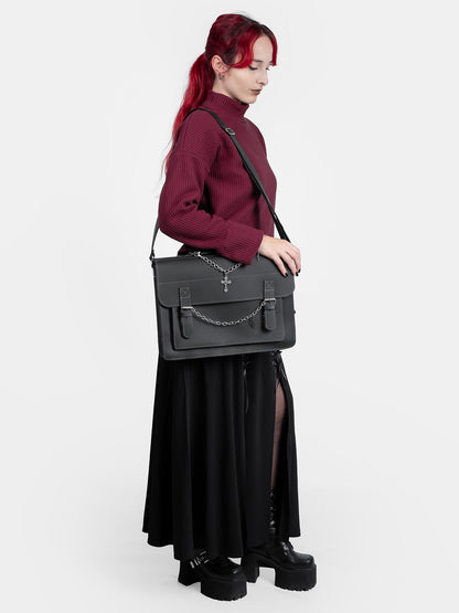 Dungeon Leather Messenger Bag