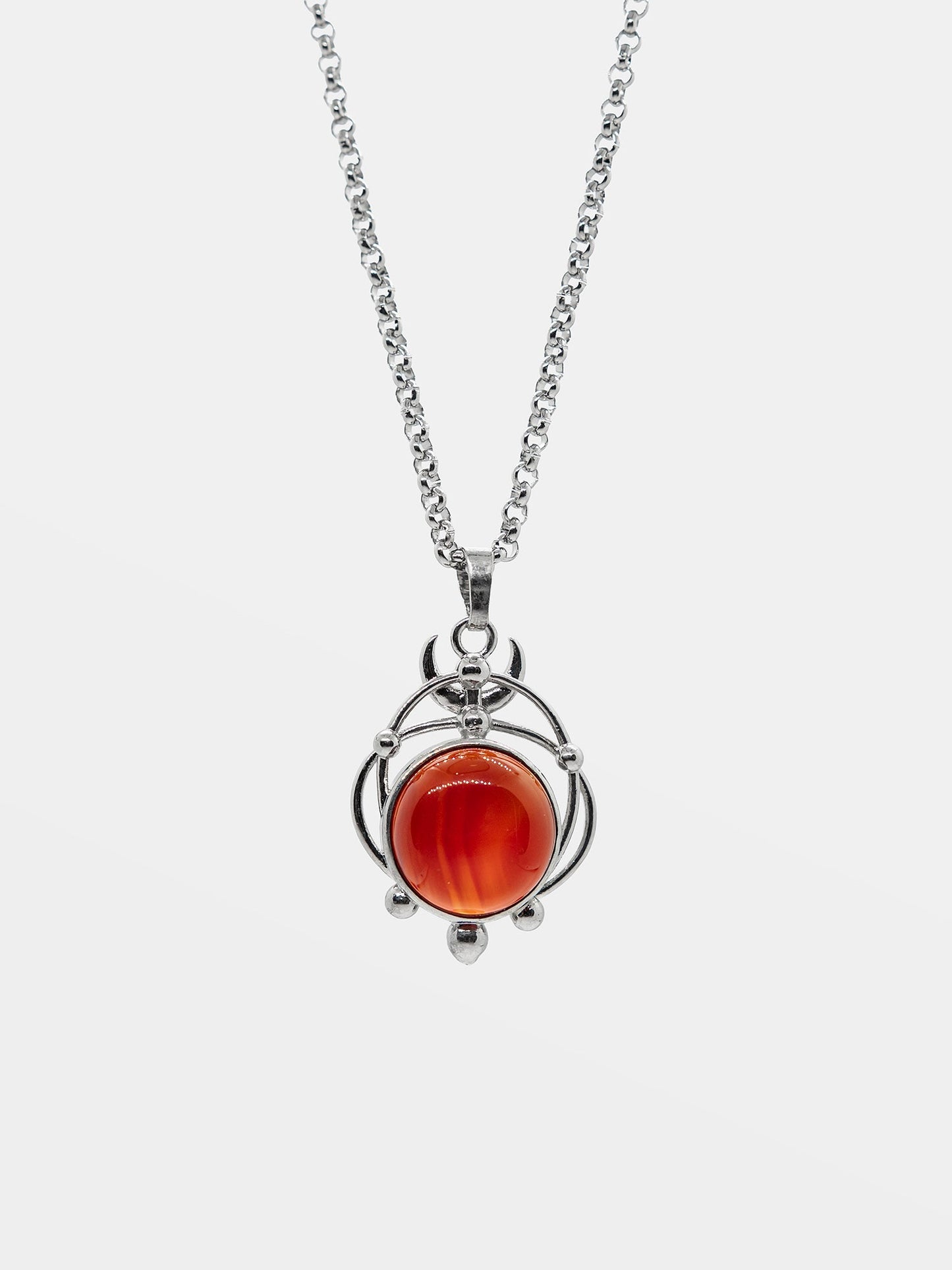 Bloodlust Red Agate Necklace