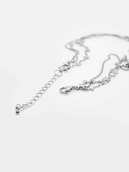 Folk Mushroom Triple Necklace