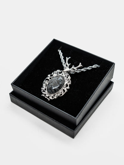 Mirael Larvikite Necklace