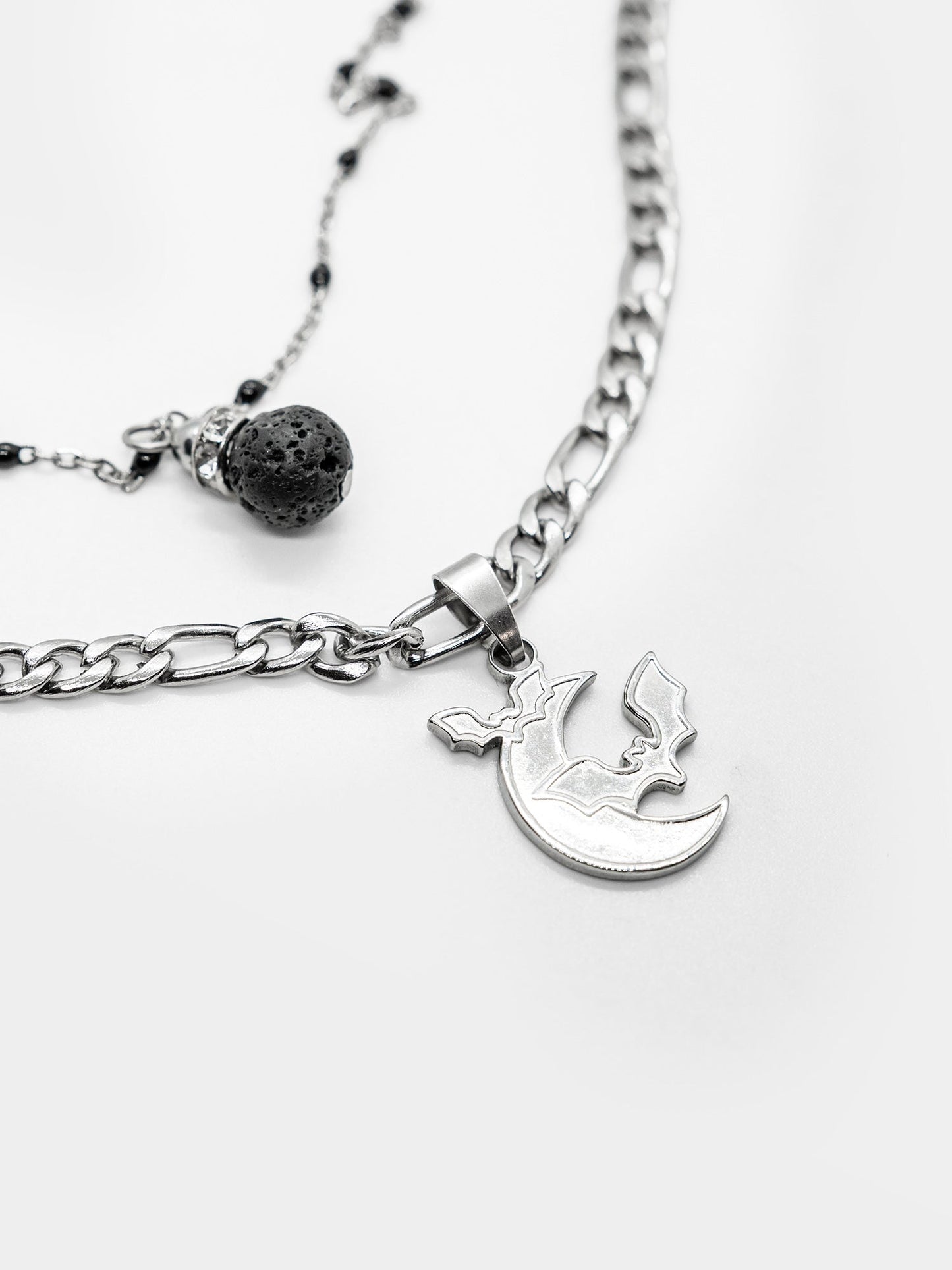 Lucien Double Bat Necklace