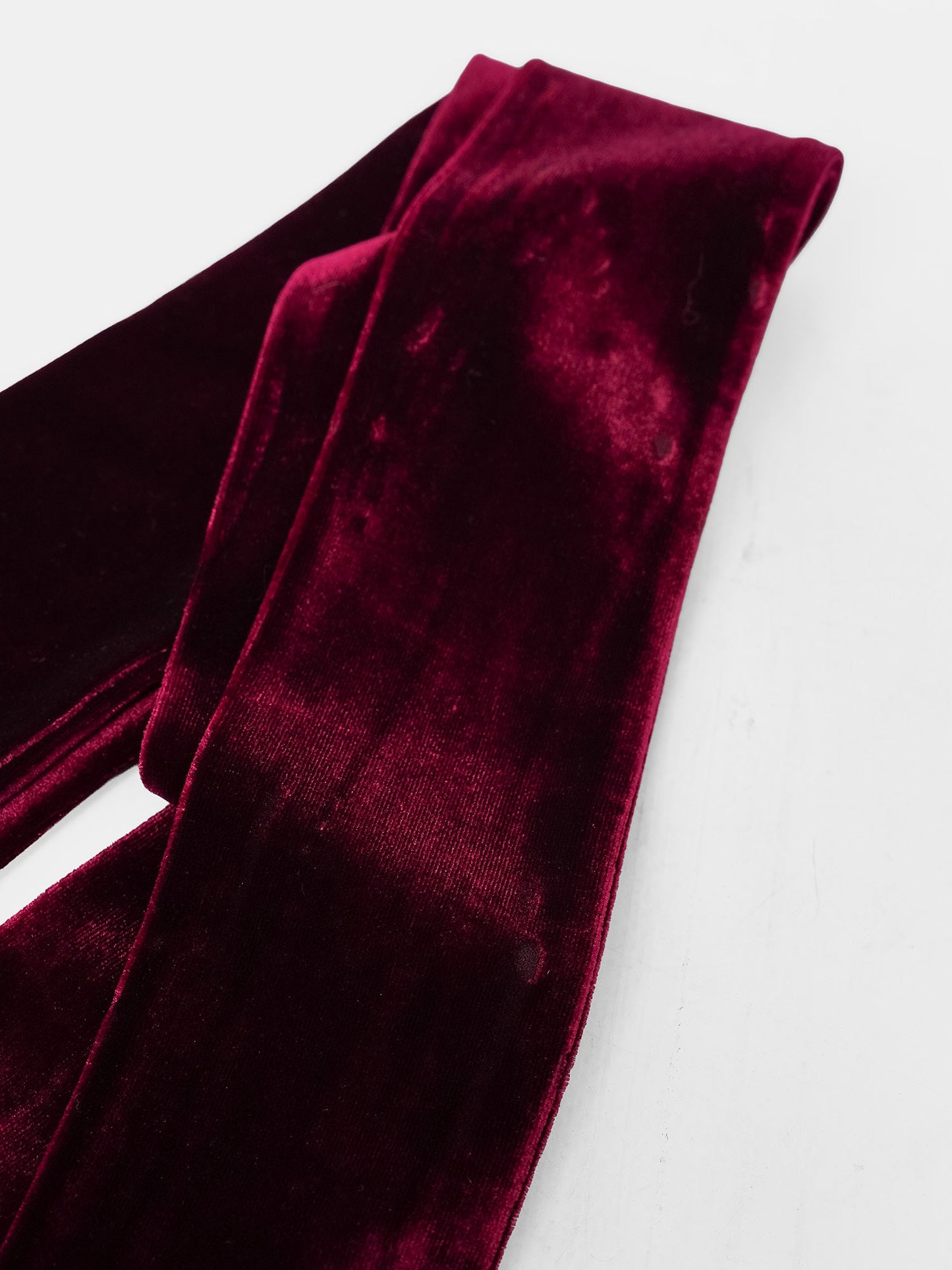 Burgundy Velvet Scarf
