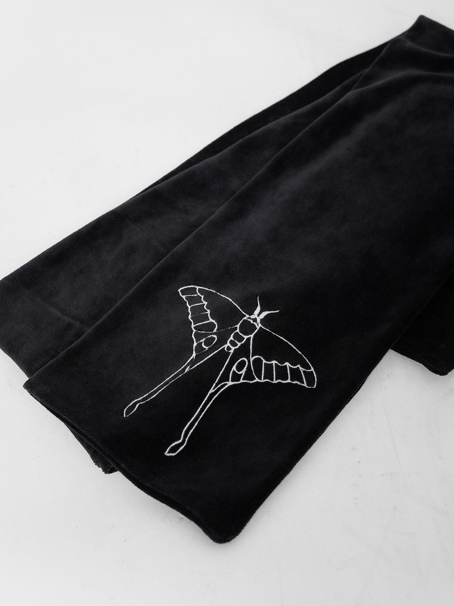 Avelune Embroidered Velvet Scarf