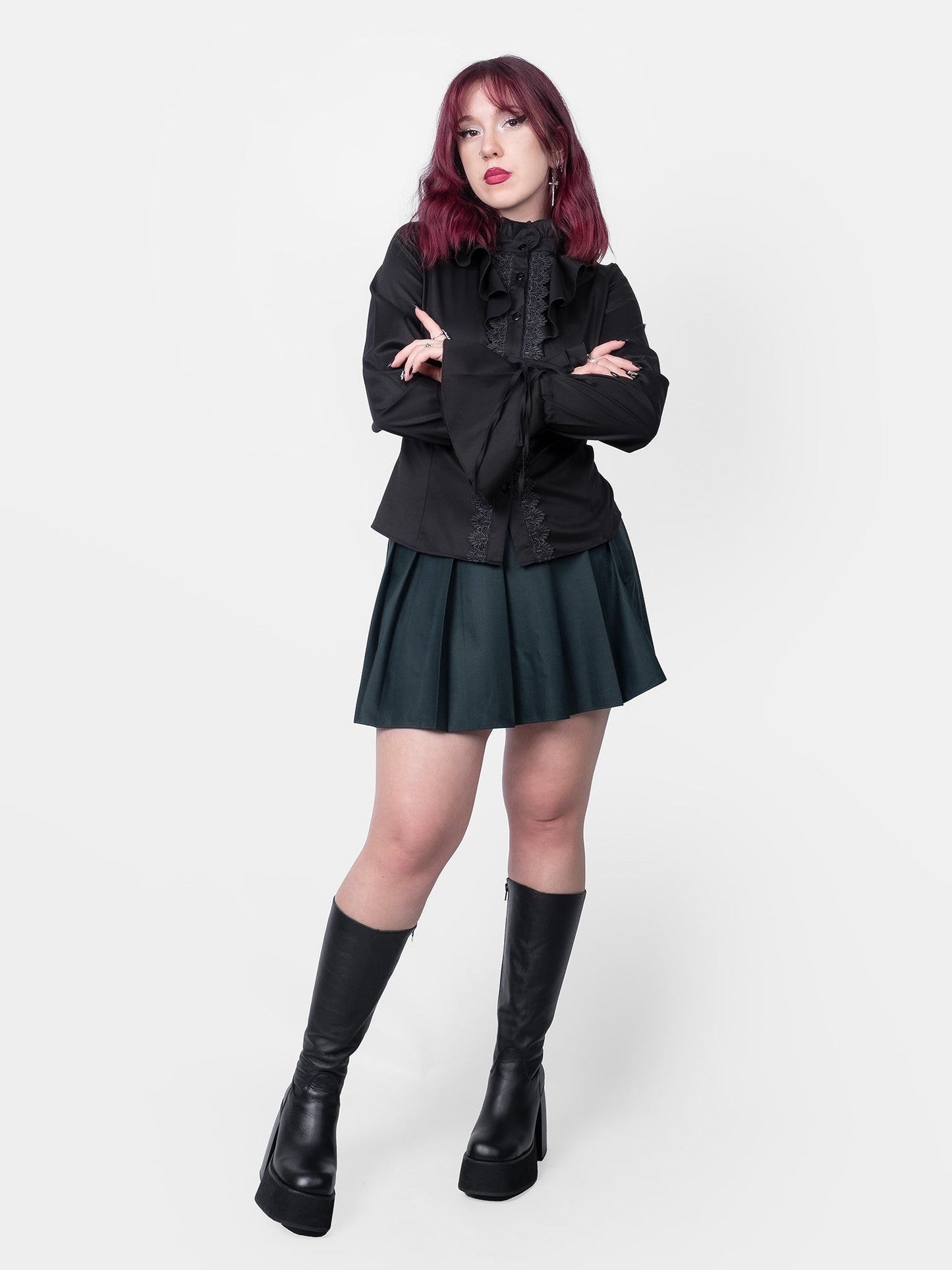 Dark Green Tennis Skirt