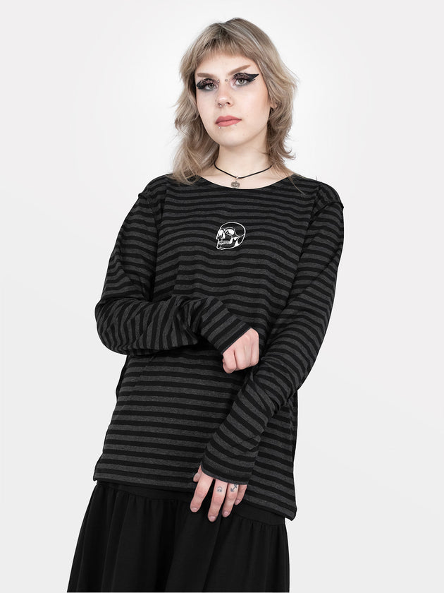 Mori Embroidered Striped Longsleeve