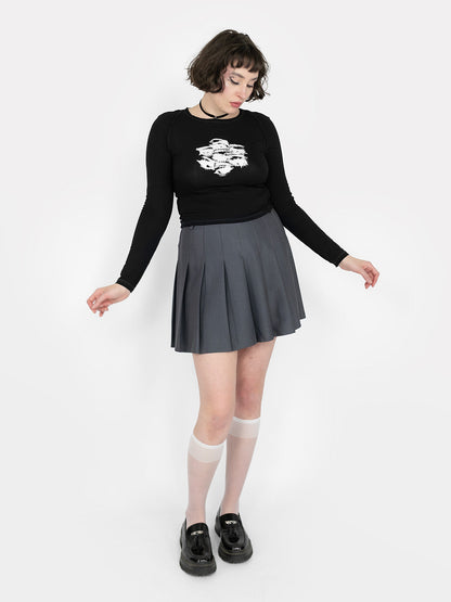 Grey Tennis Skirt