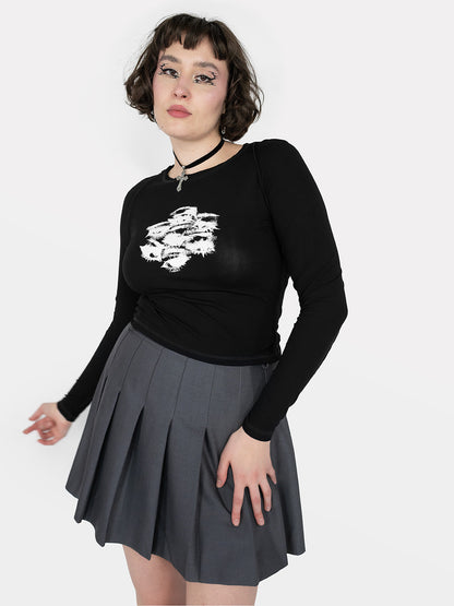 Grey Tennis Skirt