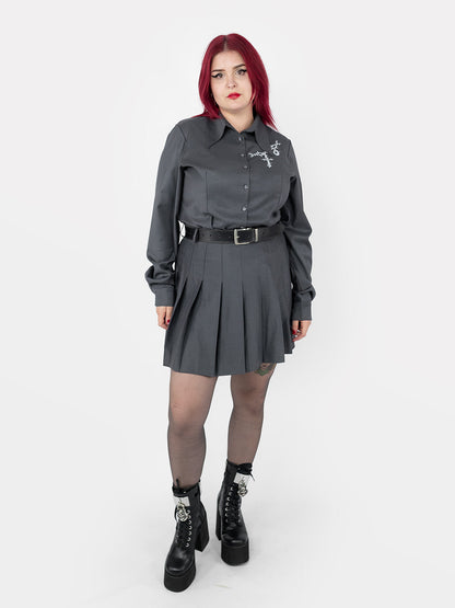 Grey Tennis Skirt