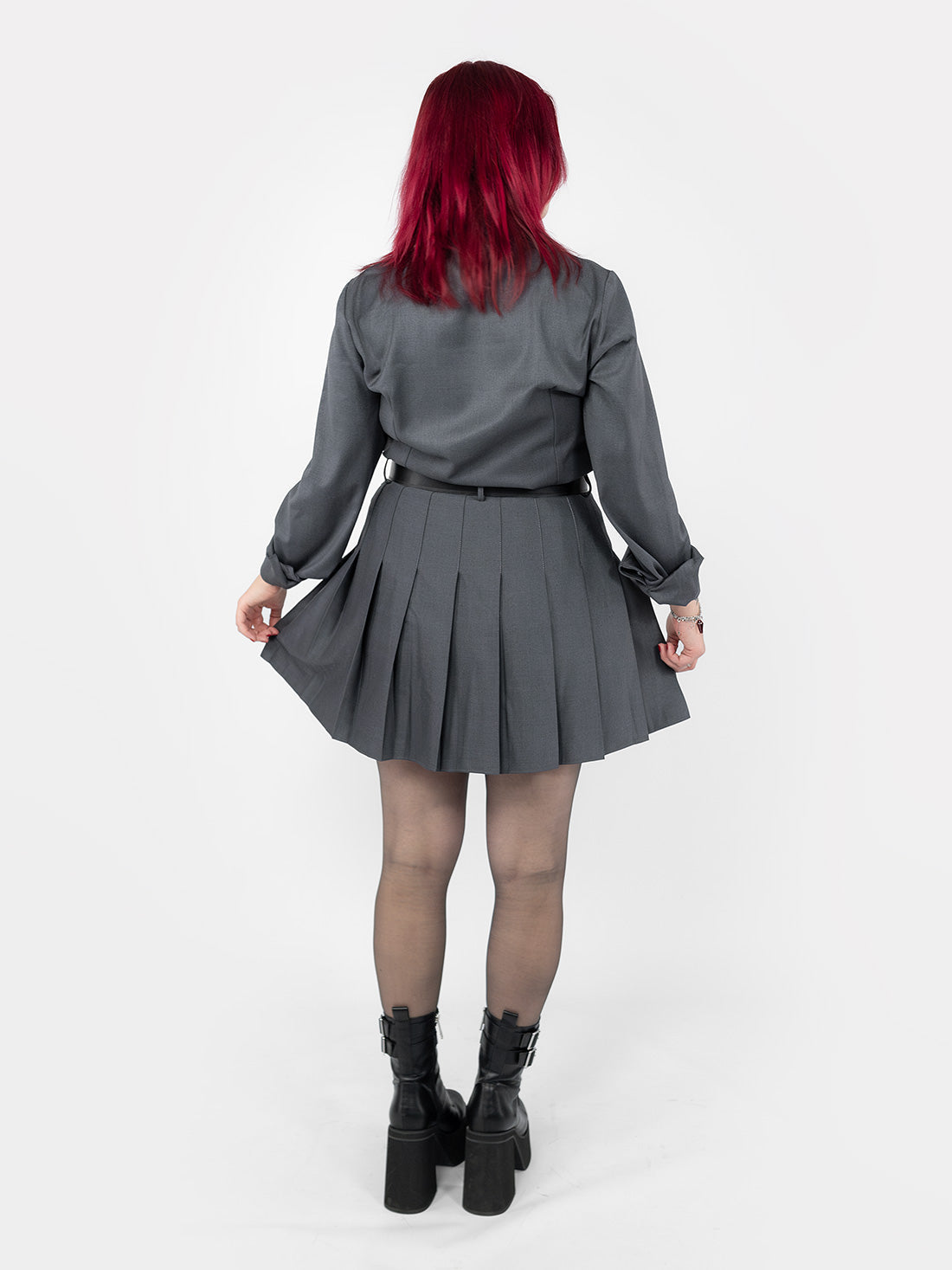 Grey Tennis Skirt