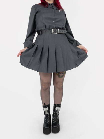 Grey Tennis Skirt