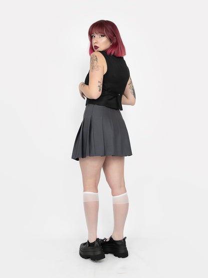 Grey Tennis Skirt