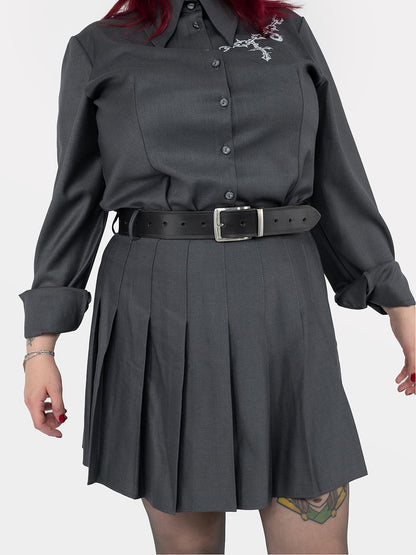 Grey Tennis Skirt