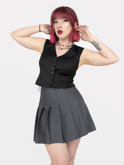 Grey Tennis Skirt