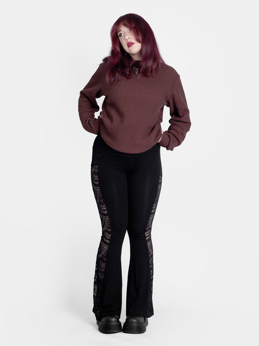 Omen Brown Unisex Sweater