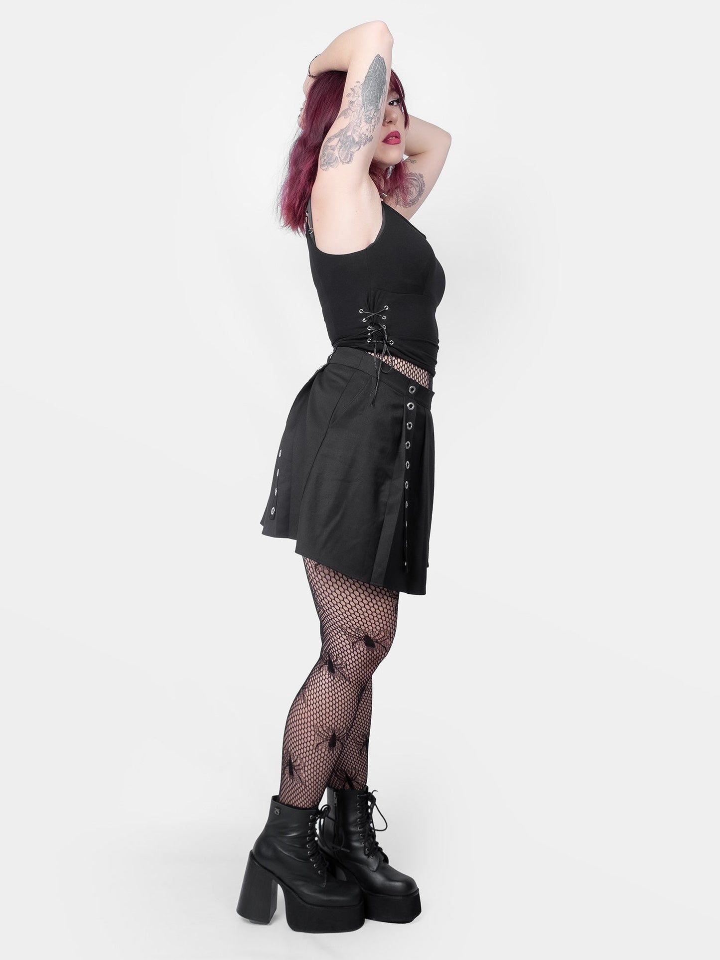 Chaos Lace Up Top