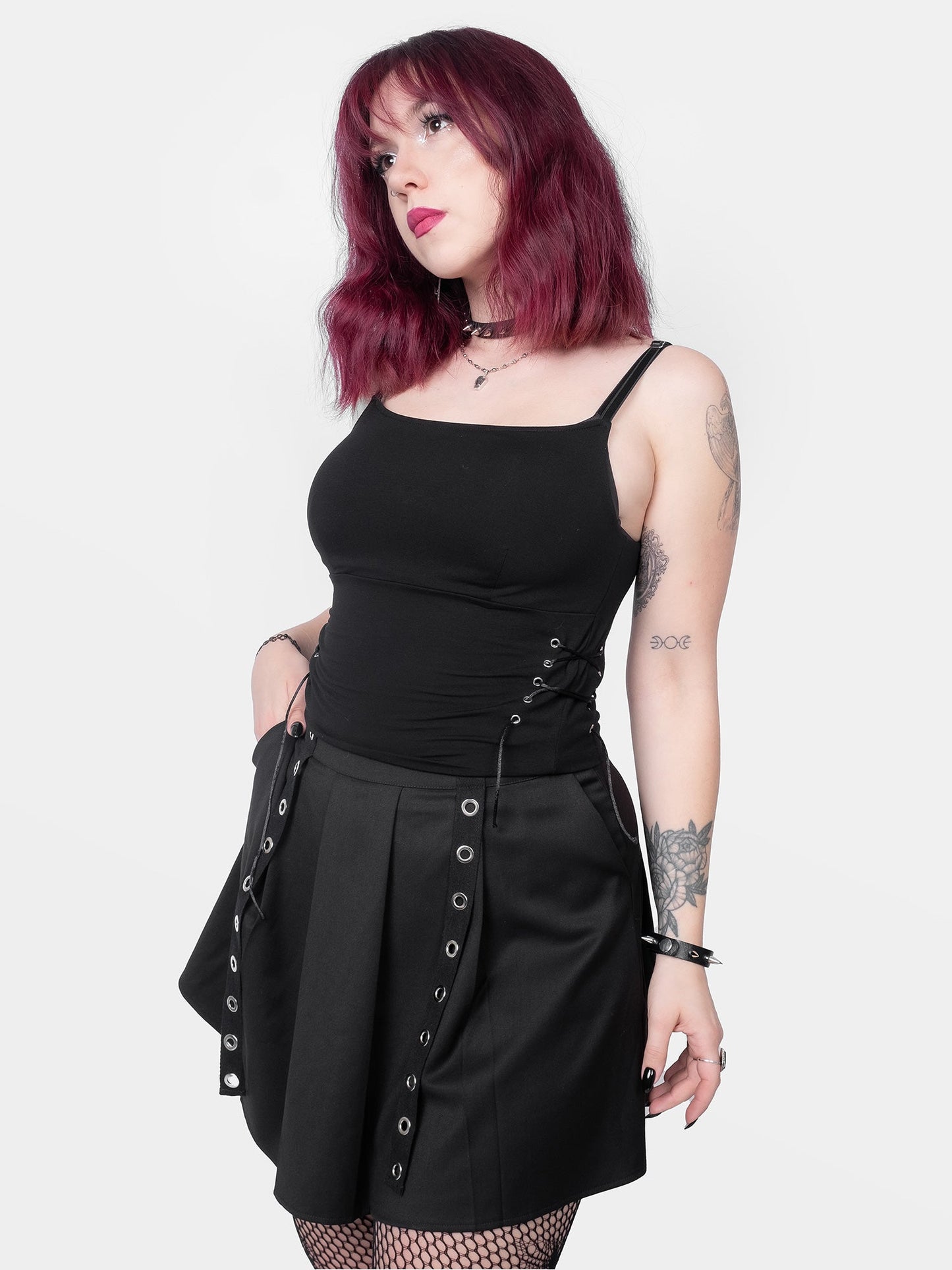 Chaos Lace Up Top