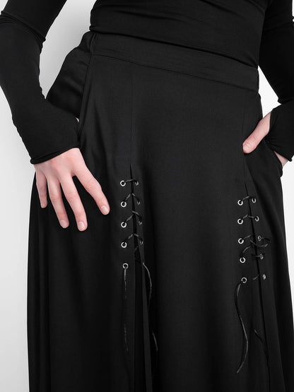 Lucretia Lace Up Maxi Skirt