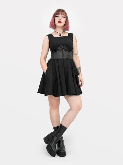 Mayhem Linen Blend Mini Dress
