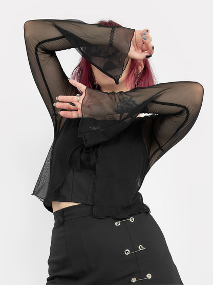 Aura Mesh Cardigan