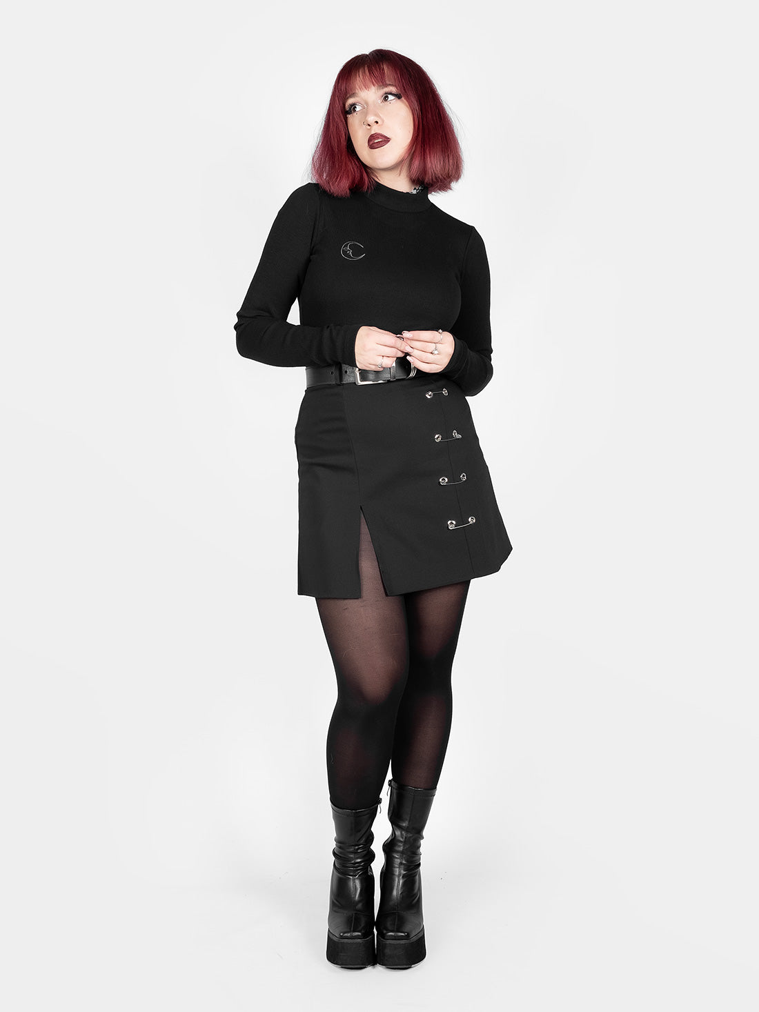 Moonage Ribbed Turtleneck