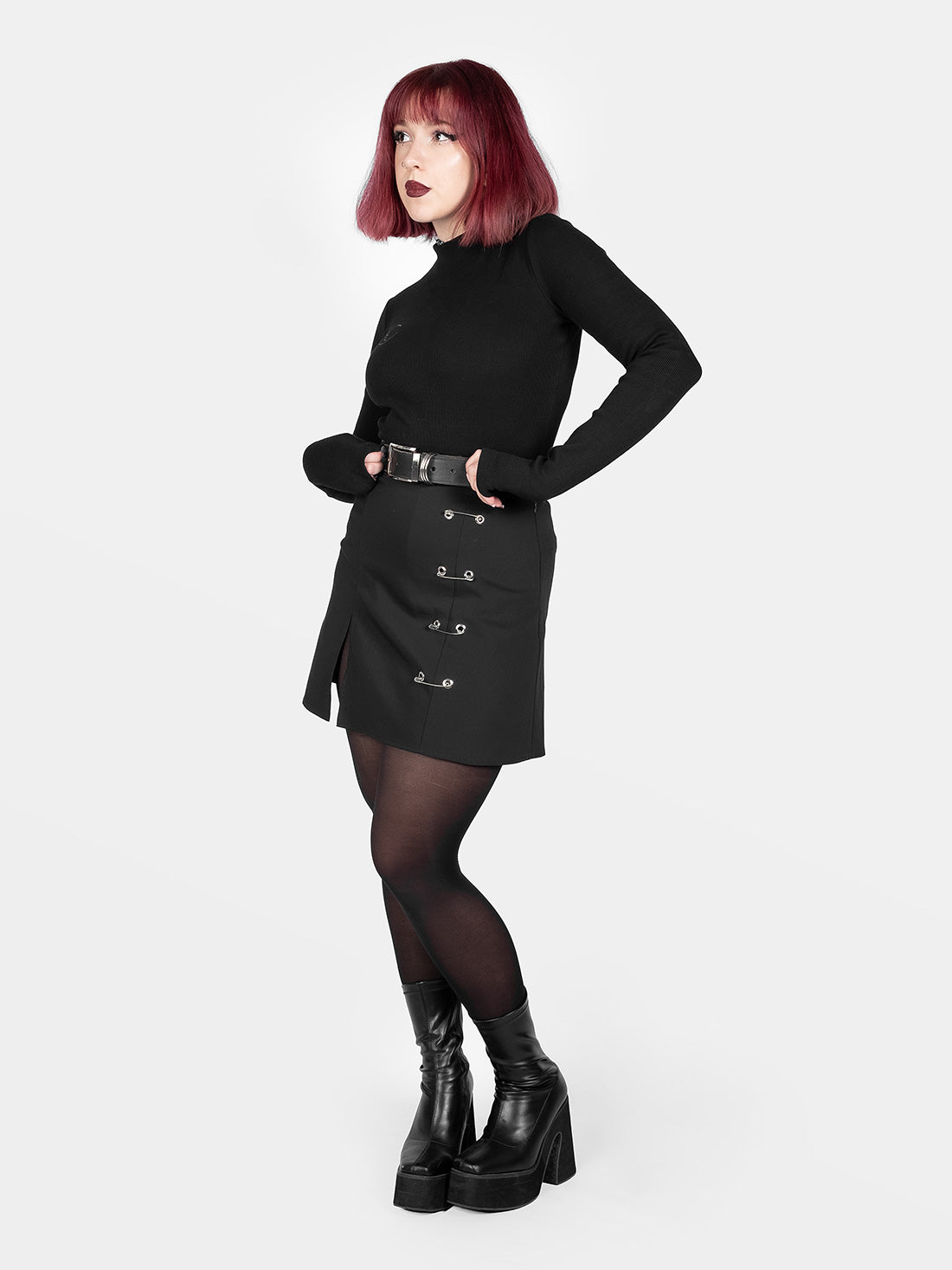 Moonage Ribbed Turtleneck