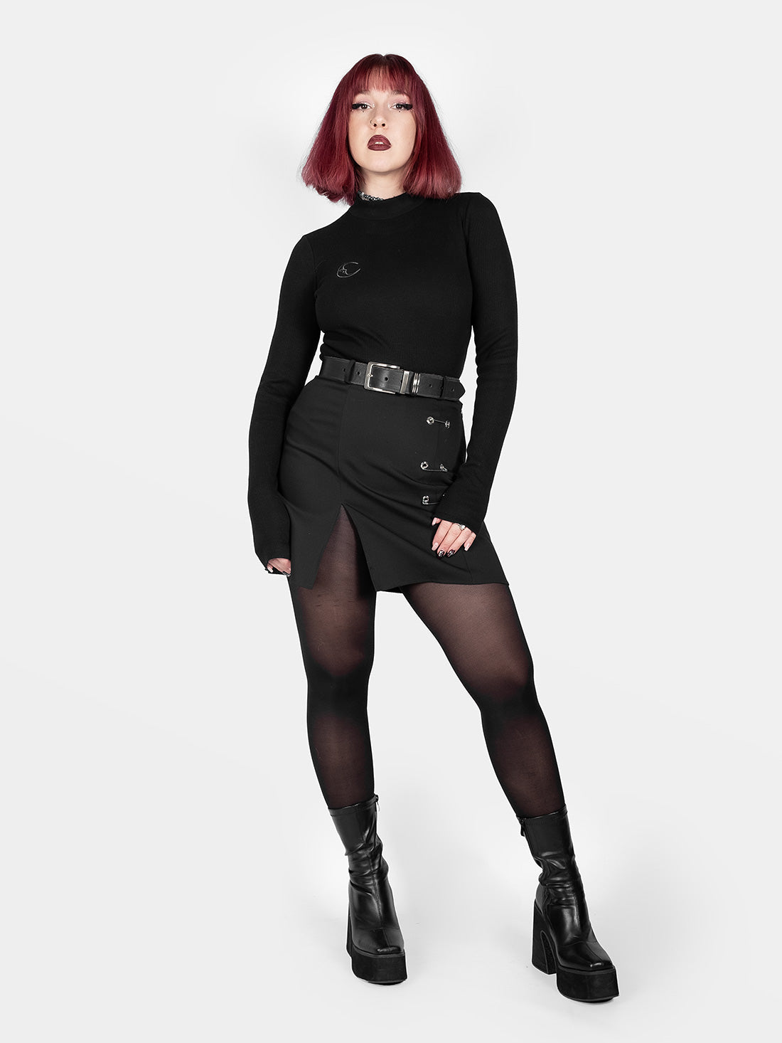Moonage Ribbed Turtleneck