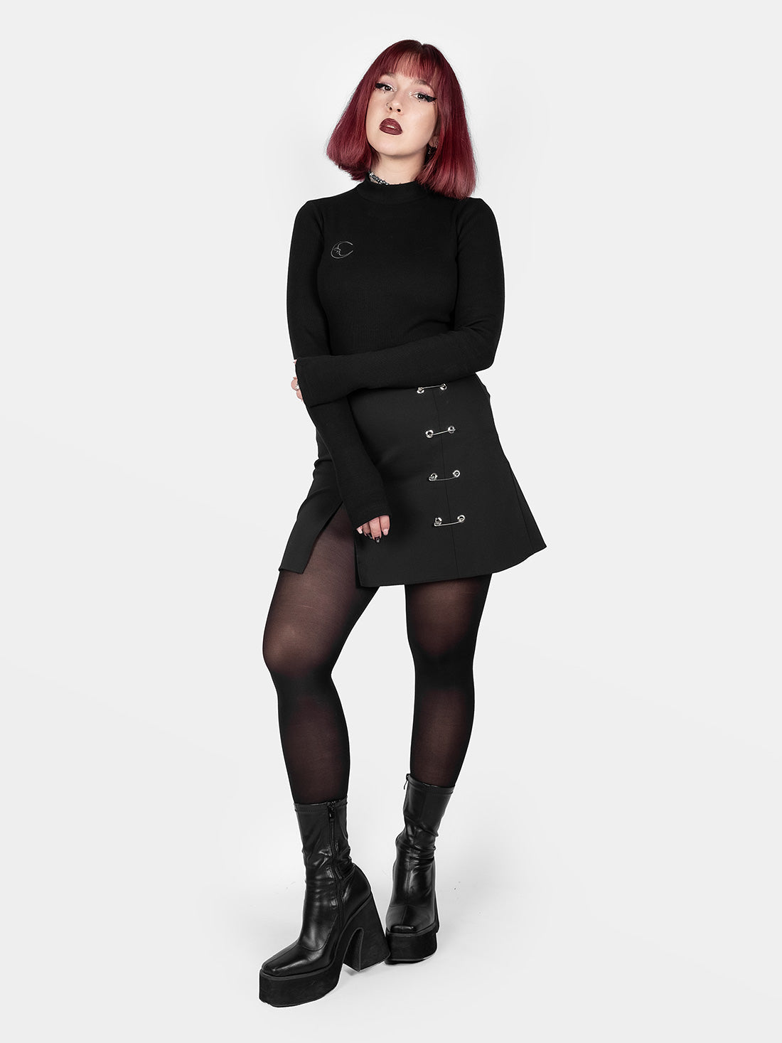 Moonage Ribbed Turtleneck