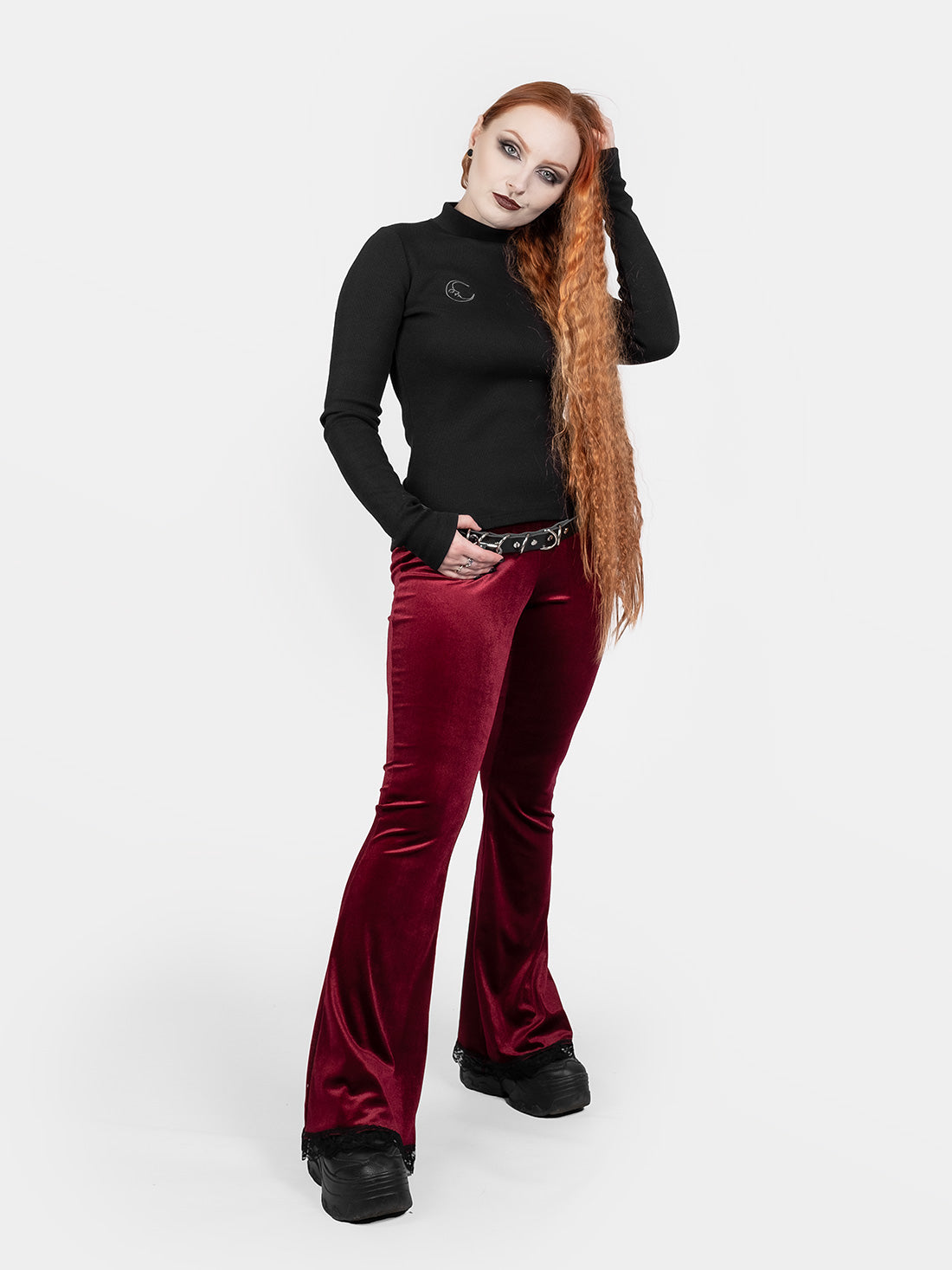 Moonage Ribbed Turtleneck