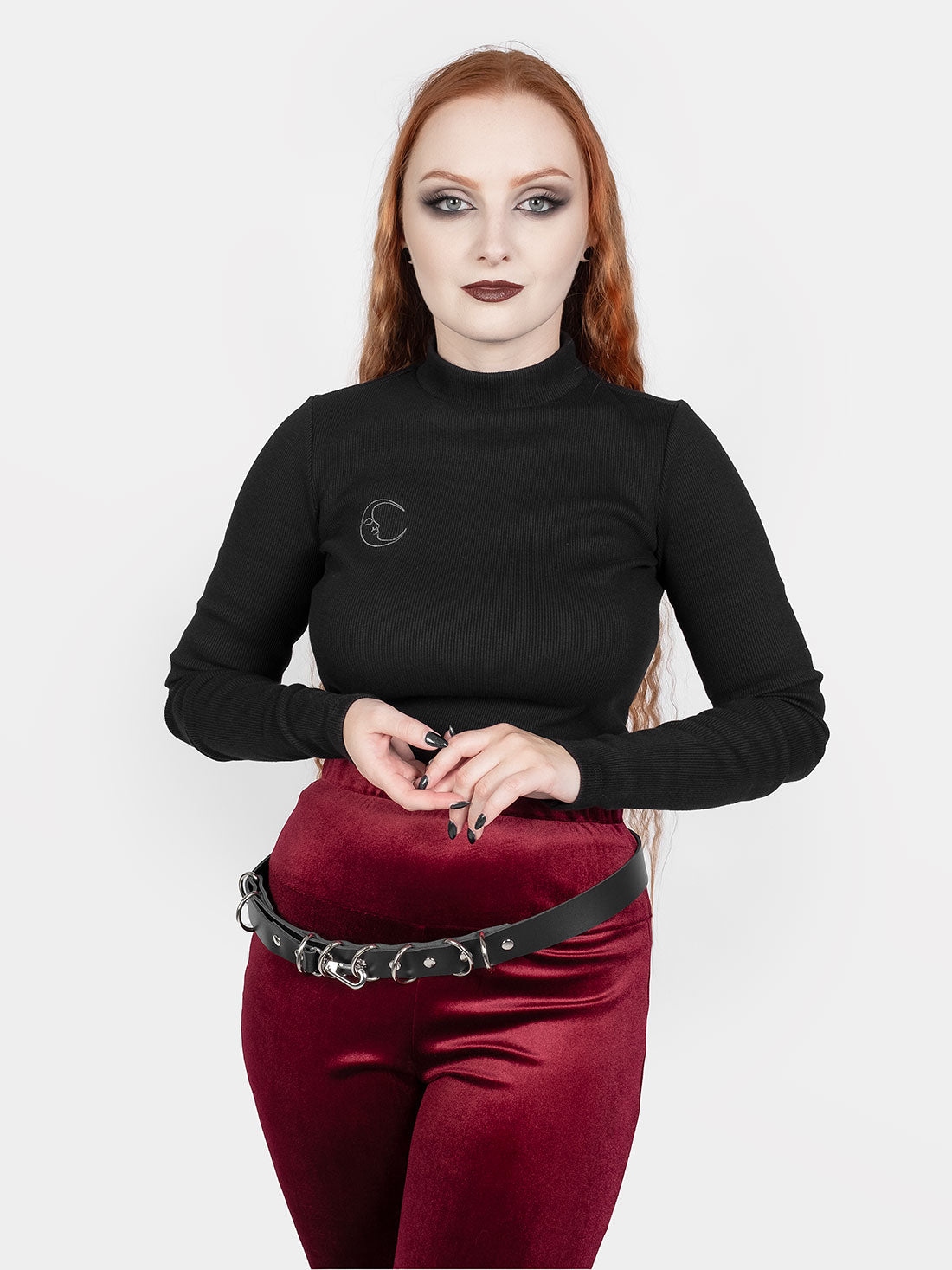 Moonage Ribbed Turtleneck