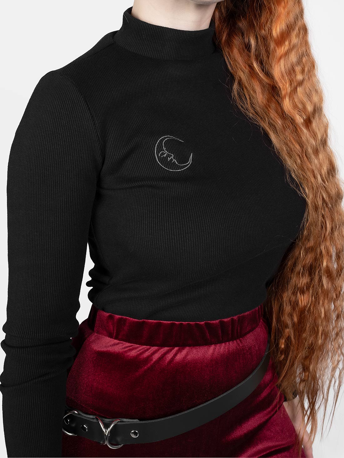 Moonage Ribbed Turtleneck
