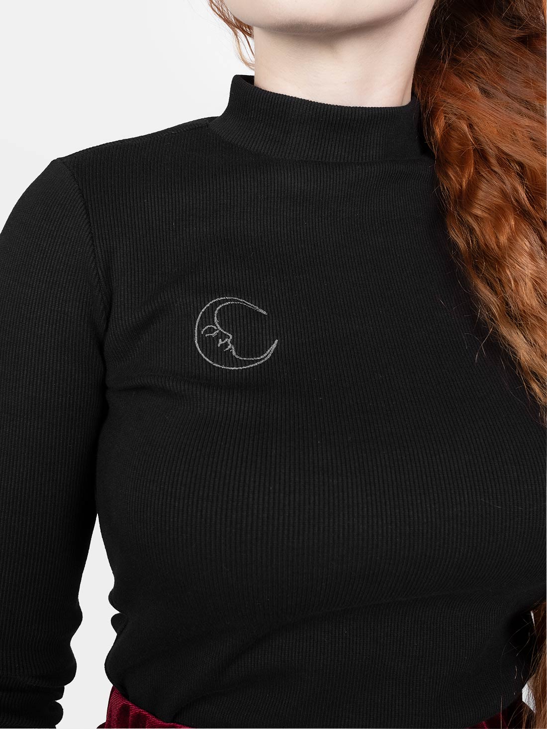 Moonage Ribbed Turtleneck