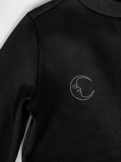 Moonage Ribbed Turtleneck