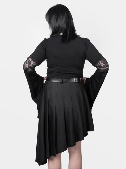 Morgana Bell Sleeve Cropped Top