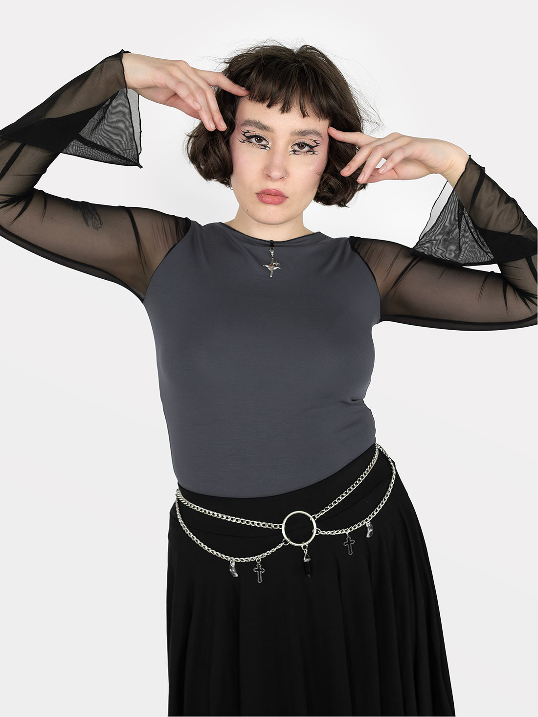 Nova Grey Star Top