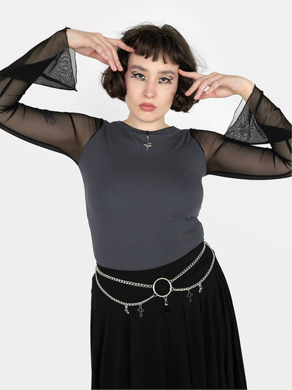 Nova Grey Star Top