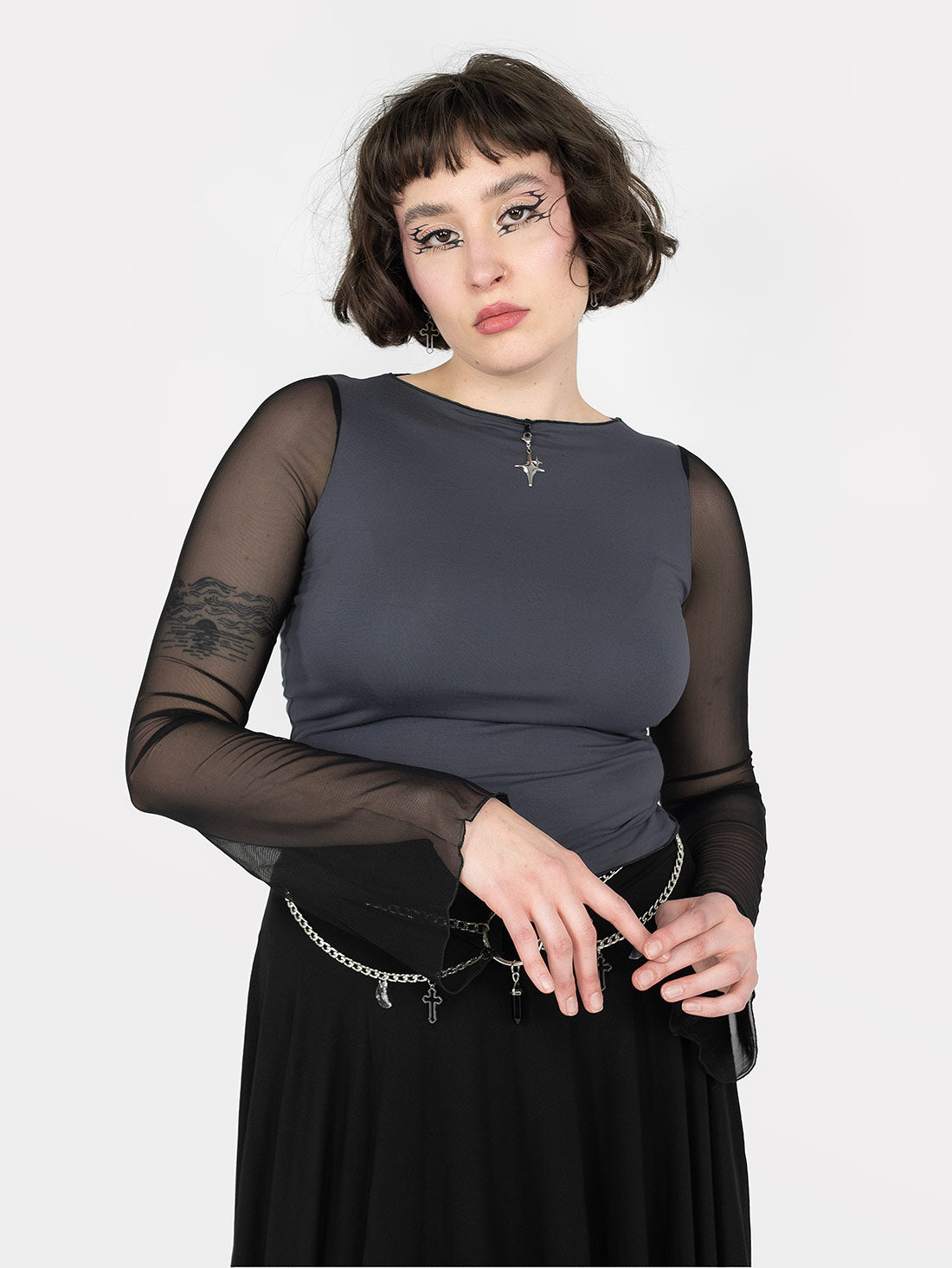 Nova Grey Star Top