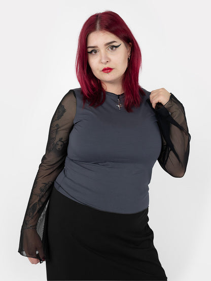 Nova Grey Star Top