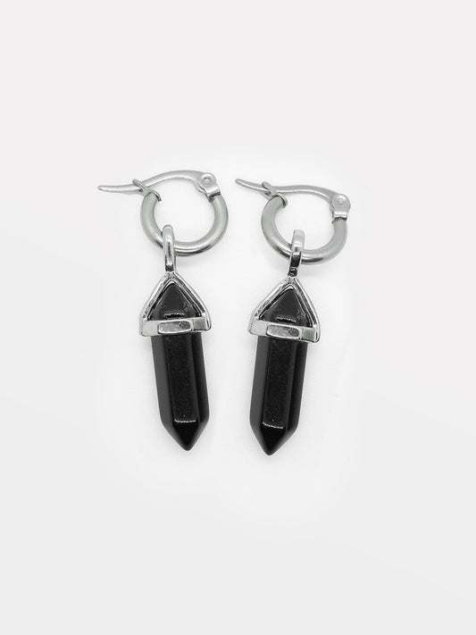 Catacombs Obsidian Earrings
