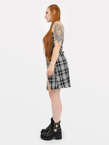 Noisy Plaid Sleeveless Dress