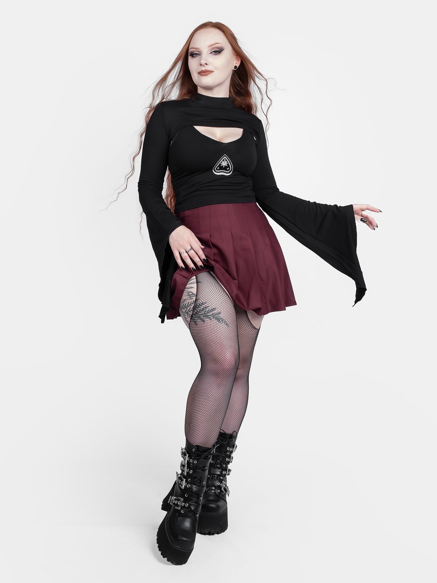 Planchette Embroidered Crop Top